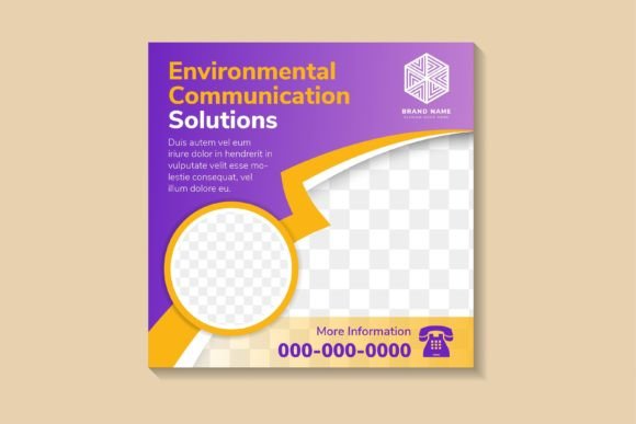 Communication Solutions Square Banner Graphics