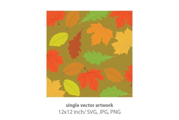 Fall Leaves Background: Autumn Leaf Graphics & Patterns