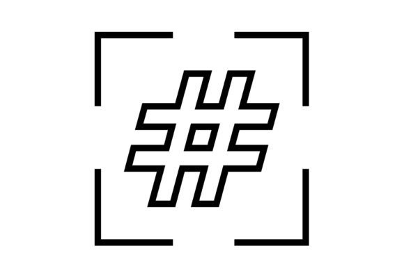 Hashtag Clipart Art: Minimalist Icons & Graphics for Handmade Brands