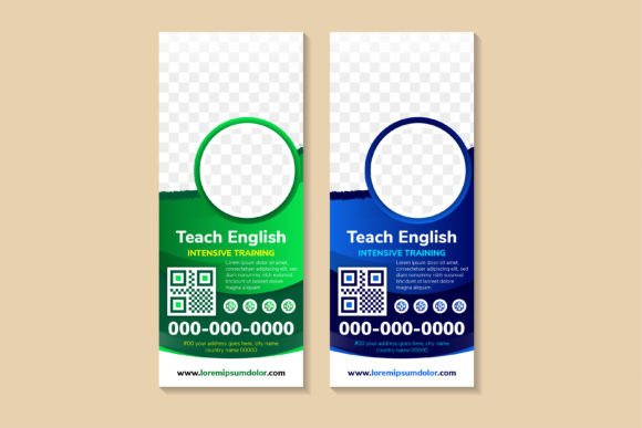 Intensive Training Vertical Banner: Graphics & Print Templates
