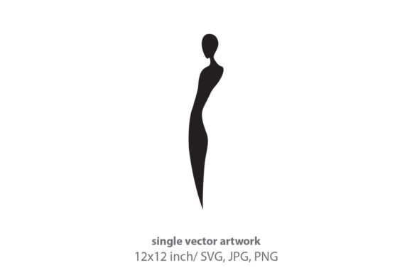 Lady Silhouette SVG Graphics & Icons