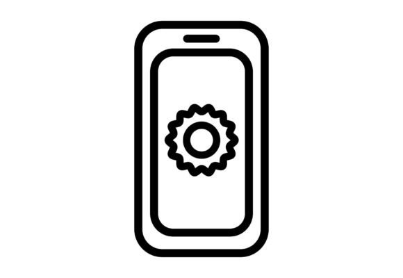 Mobile Phone Outline Clipart: Clean Icons & Graphics for Local Branding