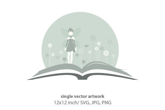 Open Book with Little Fairy: Graphics & Icons for Story-Driven Content