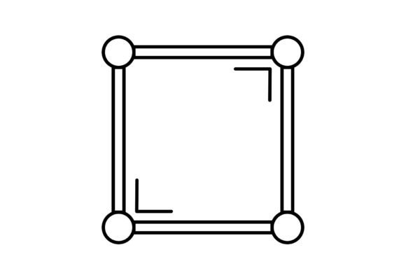 Square Model Science Vector Graphic: Icons & Graphics for Editorial Clarity
