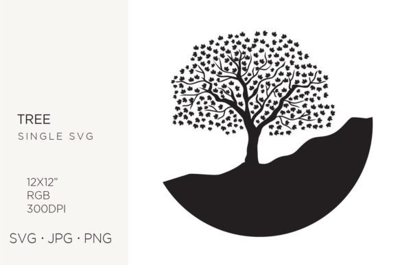 Summer Tree SVG Icon: Graphics & Icons for Handmade Brands