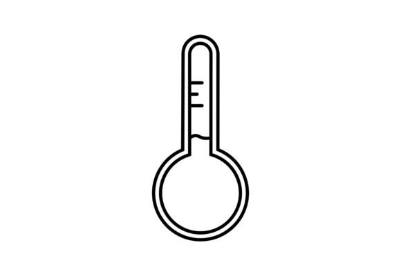 Thermometer Vectorize Image SVG: Clean Icons & Graphics for Crafters