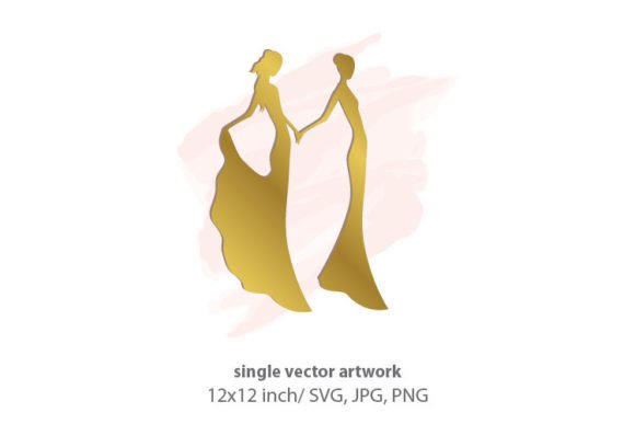 Watercolor Splash Friends Silhouette Graphics & Icons