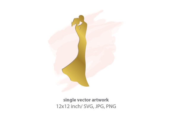 Watercolor Splash Man and Woman Graphics