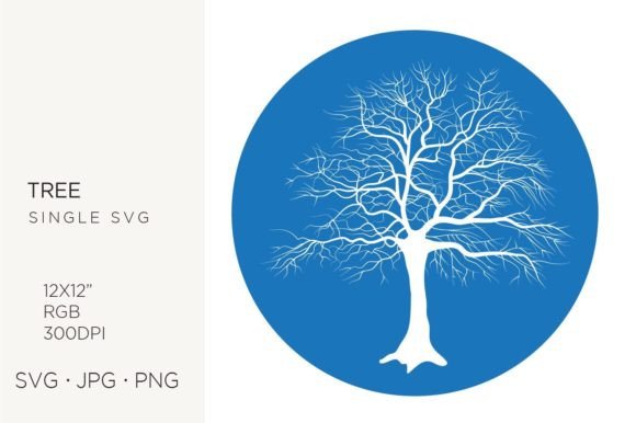 Winter Tree SVG Icon: Graphics & Icons for Seasonal Sellers